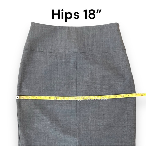 NWOT Banana Republic High Waist Stretch Pencil Skirt Virgin Wool Woven In Italy - Picture 15 of 16